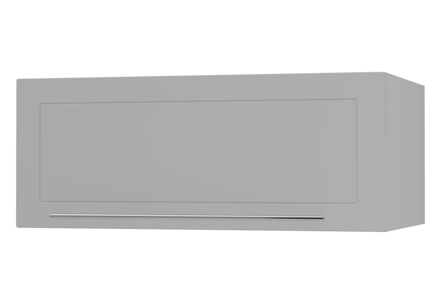 KLAPPHÄNGESCHRANK Kvantum W6B/90 Dust Grey Matt / Grau Matt 90 / 59 / 36cm - Grau, Holz/Holzwerkstoff (90/36/59cm) - Feldmann-Wohnen
