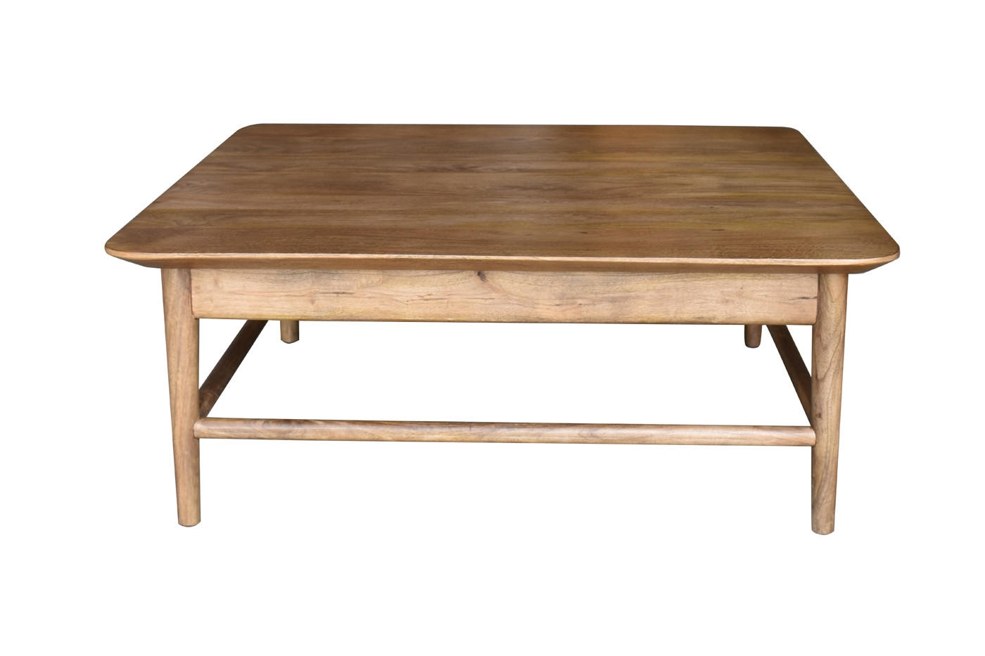 COUCHTISCH aus Mangoholz 100x100x38cm, natur - Braun, Holz (100/100/38cm) - Giga Meubel