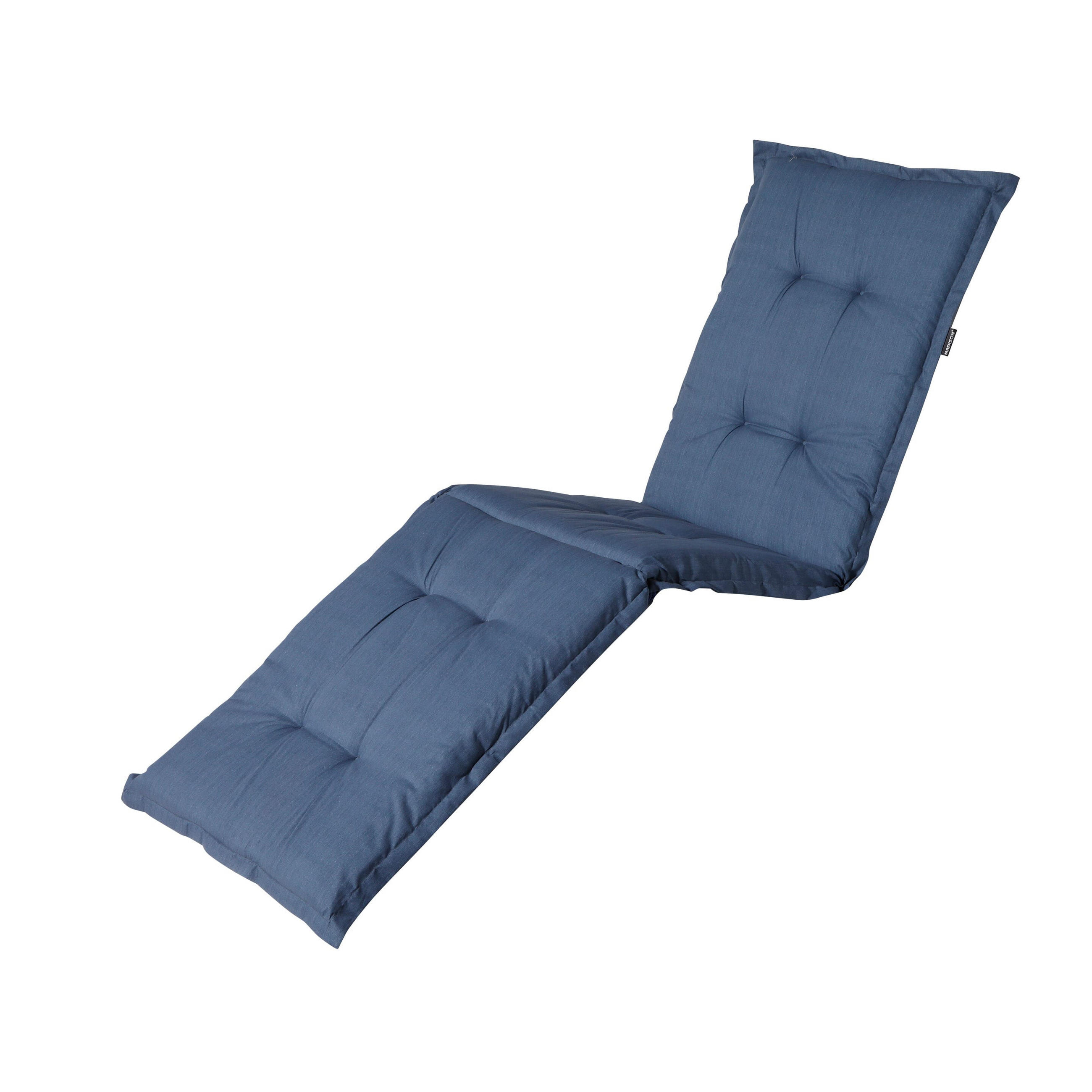 LIEGENAUFLAGE Basic 200/65 cm - Blau, Textil (60/7/200cm) - Madison