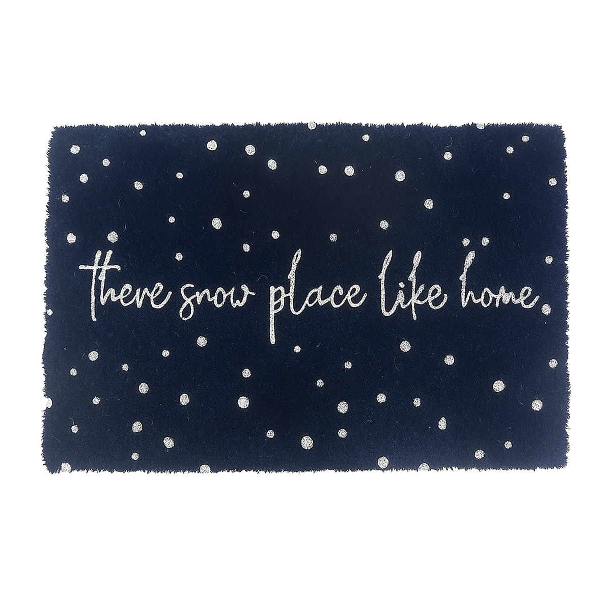 ROHOŽ - tmavě modrá, textil/plast (60/40cm) - Relaxdays