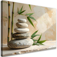 LEINWANDBILD Zen und Orientalisch 90x60cm - Beige, Textil (90/60cm) - Feeby