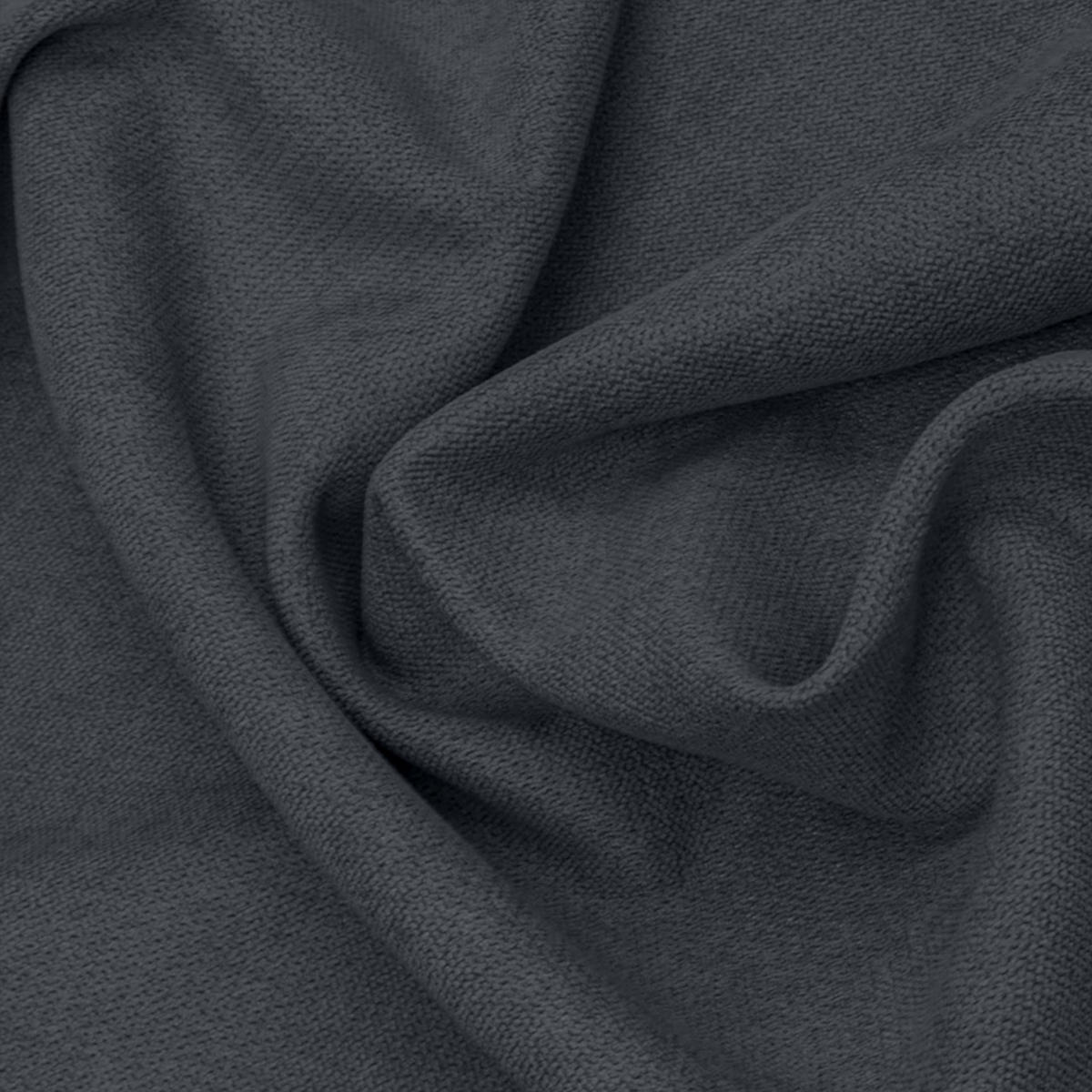 BOXBETT DEFNE 100x200 cm mit Fußteil und Matratze - Dunkelgrau + TOPPER - Dunkelgrau/Schwarz, Holz/Holzwerkstoff (100/200cm) - AX Living