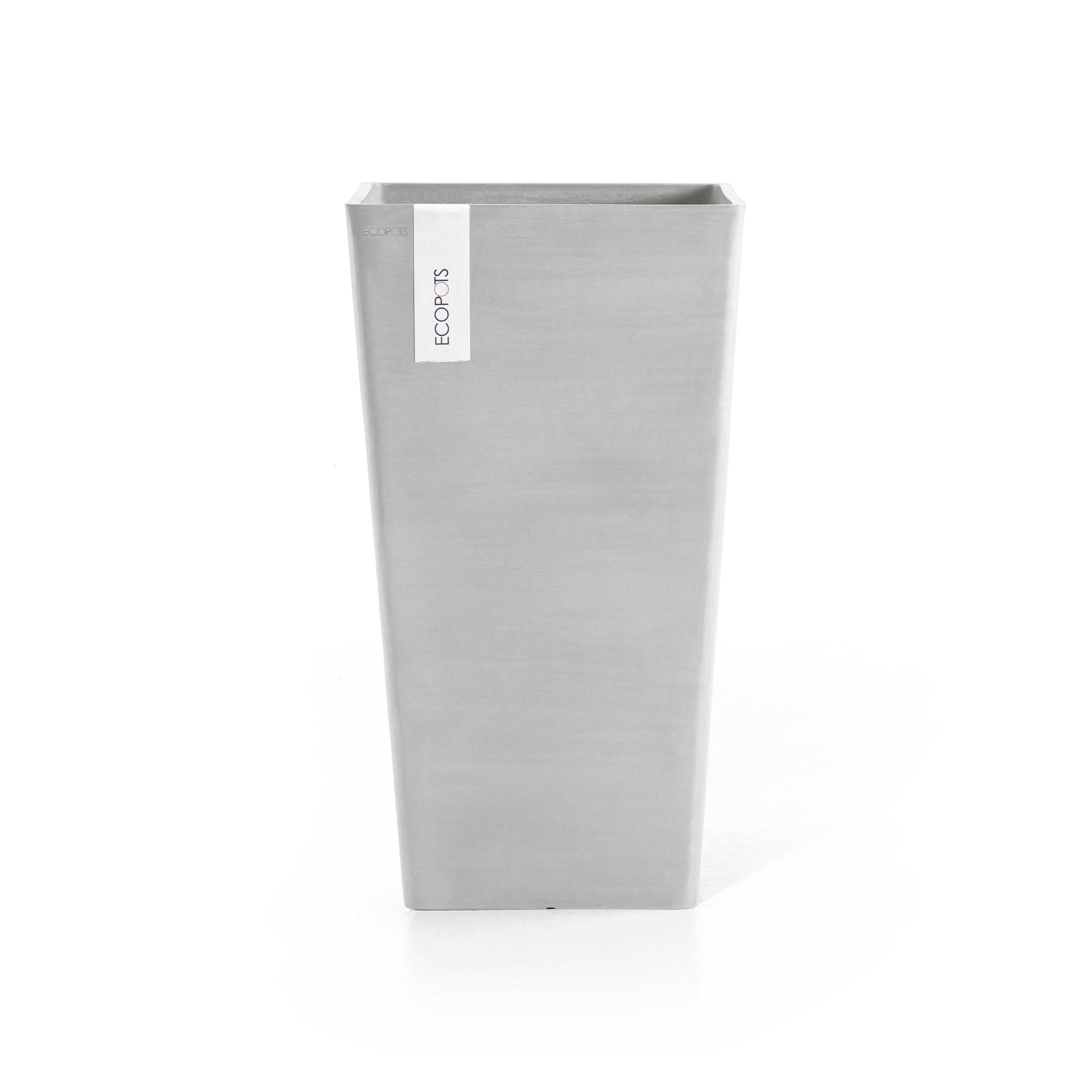 Ecopots Blumentopf Hellgrau 56.5 cm