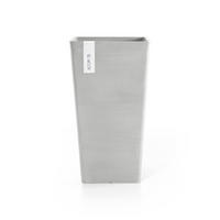 BLUMENTOPF Rotterdam Mid High 31/31/56,5 cm Hellgrau - Hellgrau, Kunststoff (31/56.5cm) - Ecopots