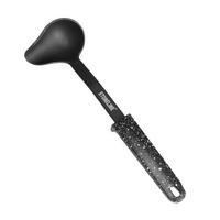 SAUCEN-SERVIERLÖFFEL MIT STÜTZE - Schwarz, Kunststoff (31cm) - Stoneline
