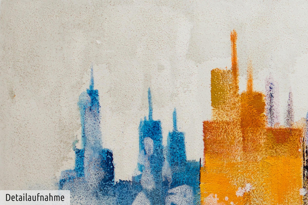 ACRYLBILD HANDGEMALT 150/50 cm - Multicolor, Holz/Textil (150/50cm) - KUNSTLOFT