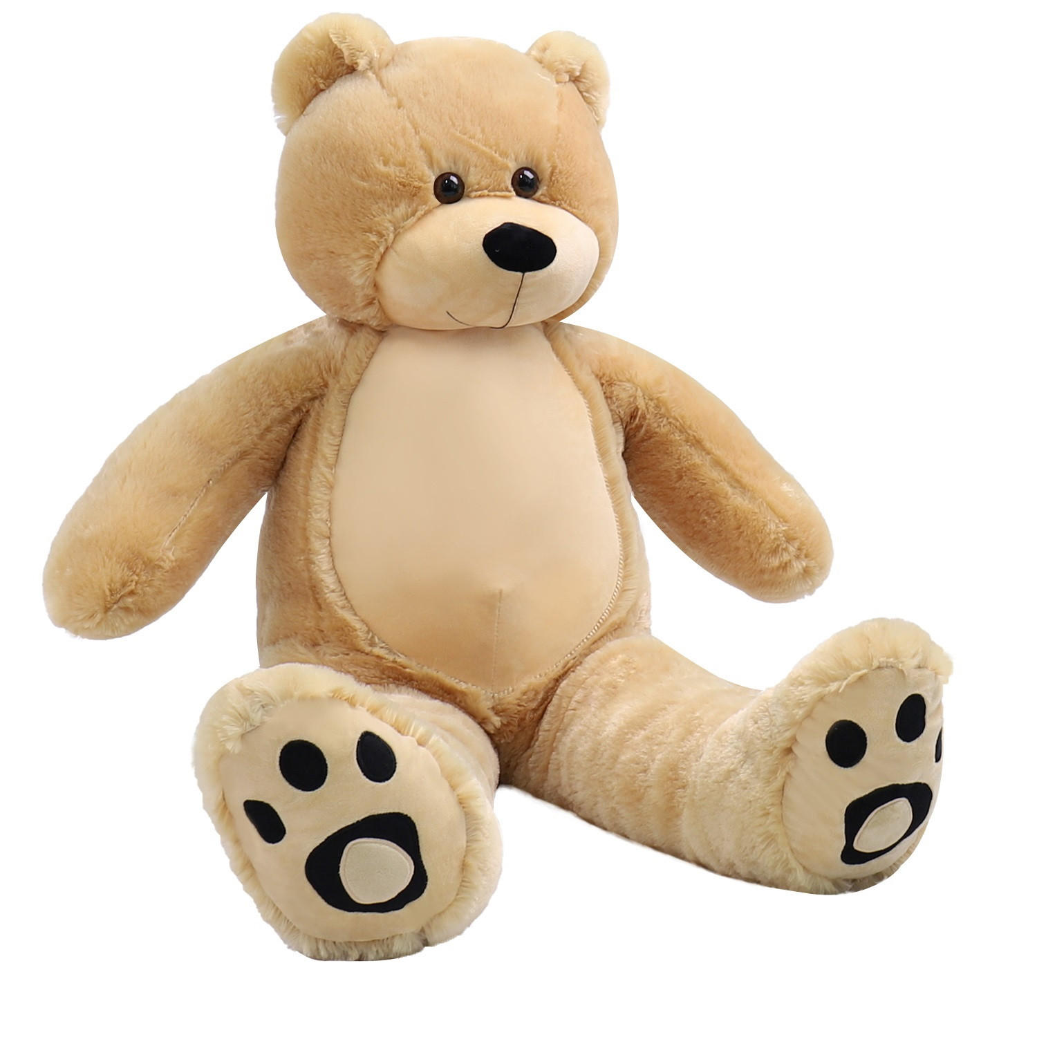 PLÜSCHTIER Teddy Hellbraun 92cm - Hellbraun, Textil (30/40cm) - Vercart