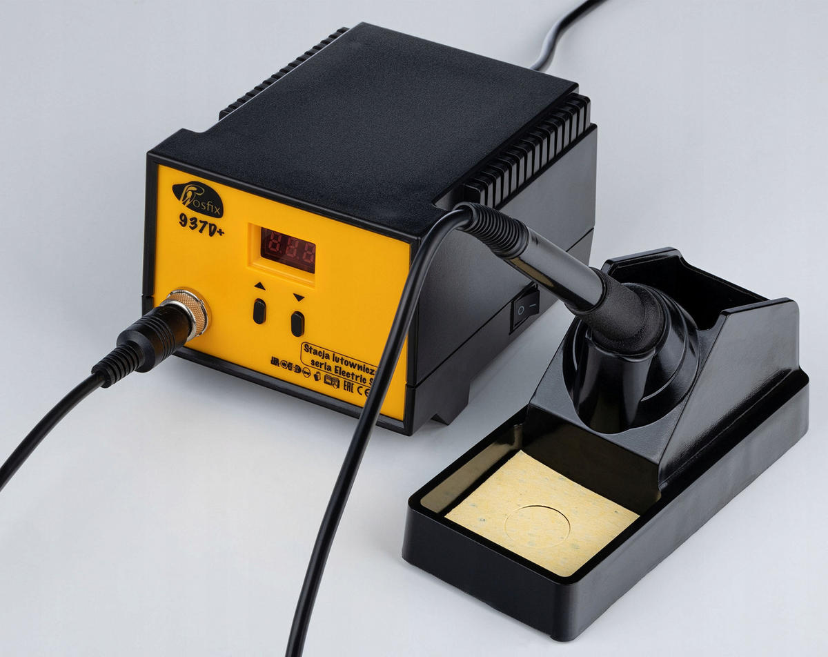 LÖTKOLBEN 937D+ Set, 60 W, 200-480 °C, Keramikheizung, ESD Safe, 10 Lötspitzen 900M - Multicolor, Kunststoff/Metall (10/10/10cm)