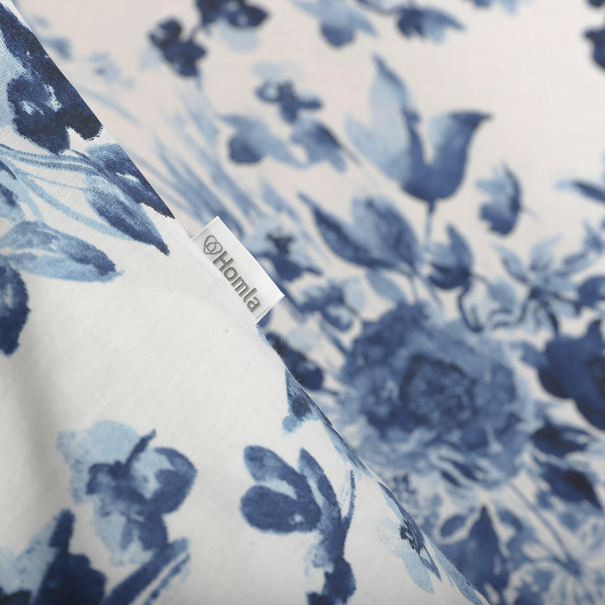 BETTWÄSCHE Sorli Baumwolle blau 160/200 cm - Blau, Textil (160/200cm) - Homla