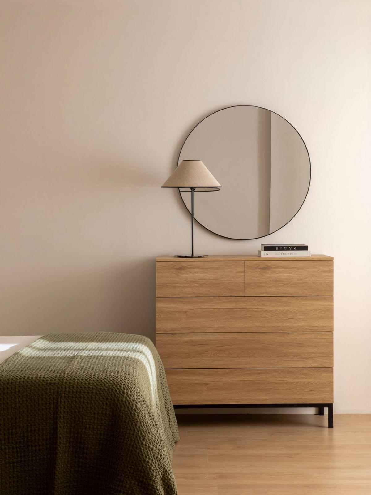 KOMMODE Kolb Natur 100 cm x 96 cm - Braun, Holzwerkstoff (100/96/40cm) - Kenay Home