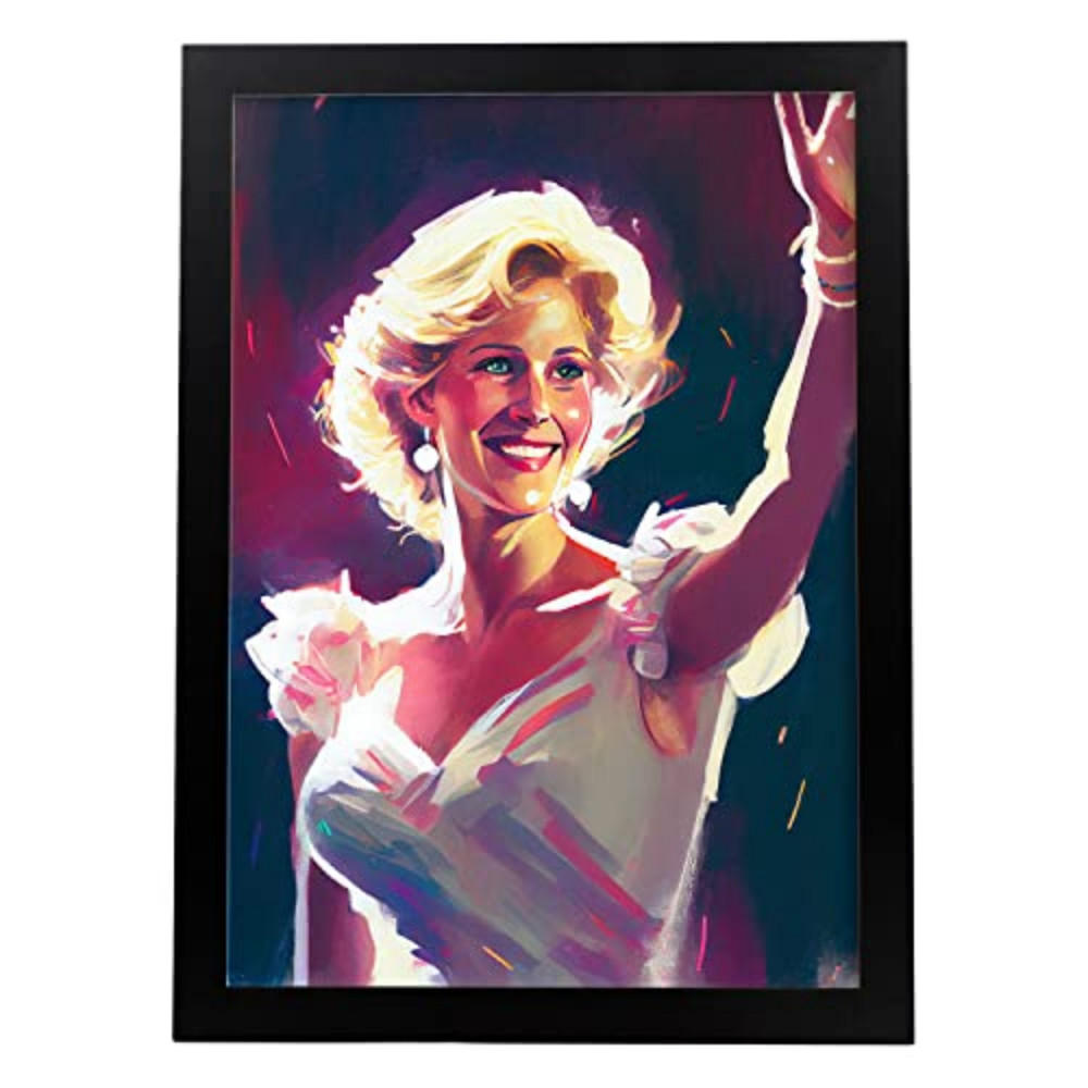 POSTER Prinzessin Diana In Voller Farbe Fotostil. A3 Rahmenlos - Klar, Papier (29.7/5/42cm) - Nacnic