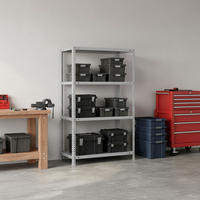 SCHRAUBREGAL PANDA MID | HxBxT 150x100x40cm | 4 Fachböden | Fachlast 100kg | Grau - Grau, Metall (100/150/40cm) - PROREGAL