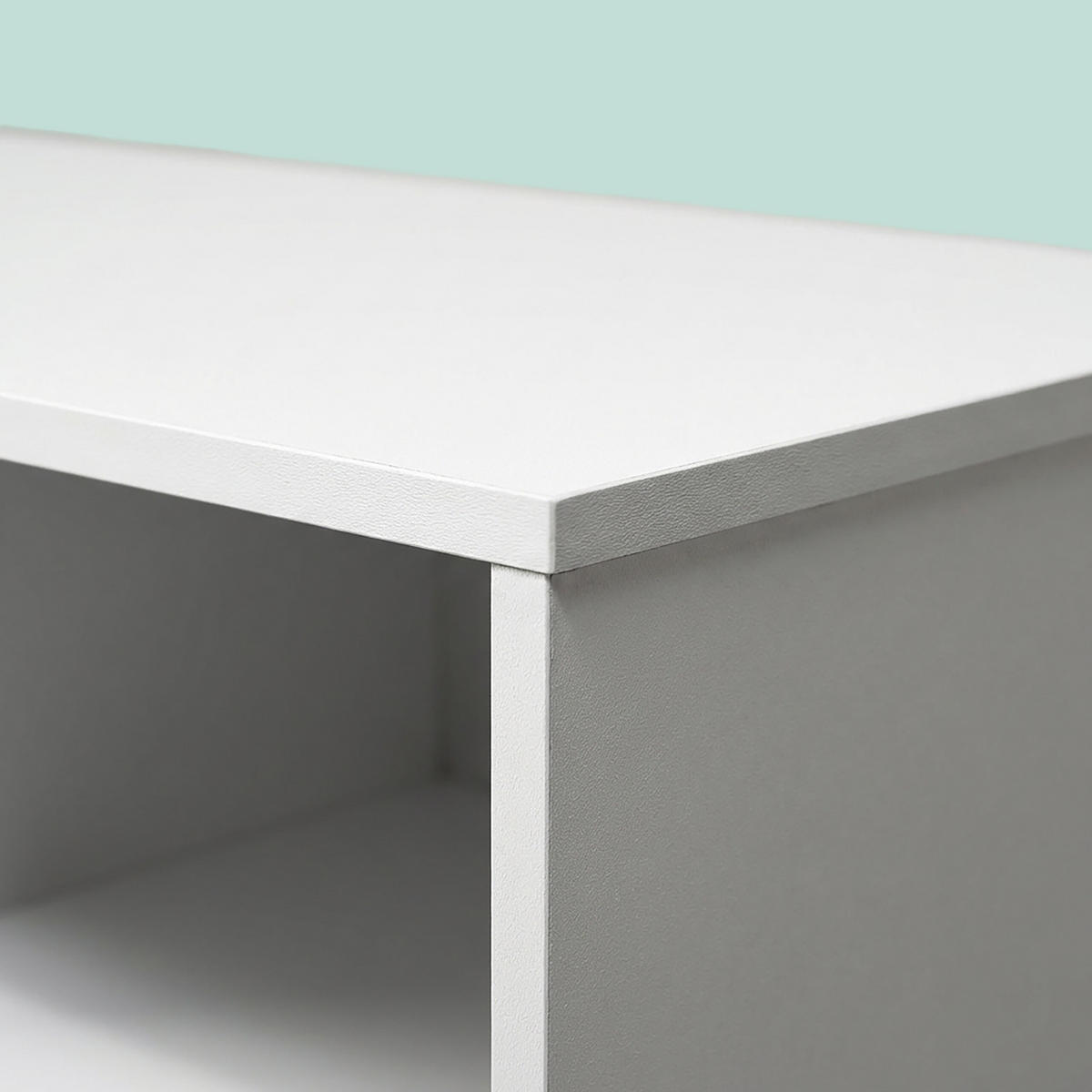 ROLLCONTAINER Weiß mit Rollen 2 Schubladen - Weiß, Holzwerkstoff/Kunststoff (30/65/60cm) - Relaxdays