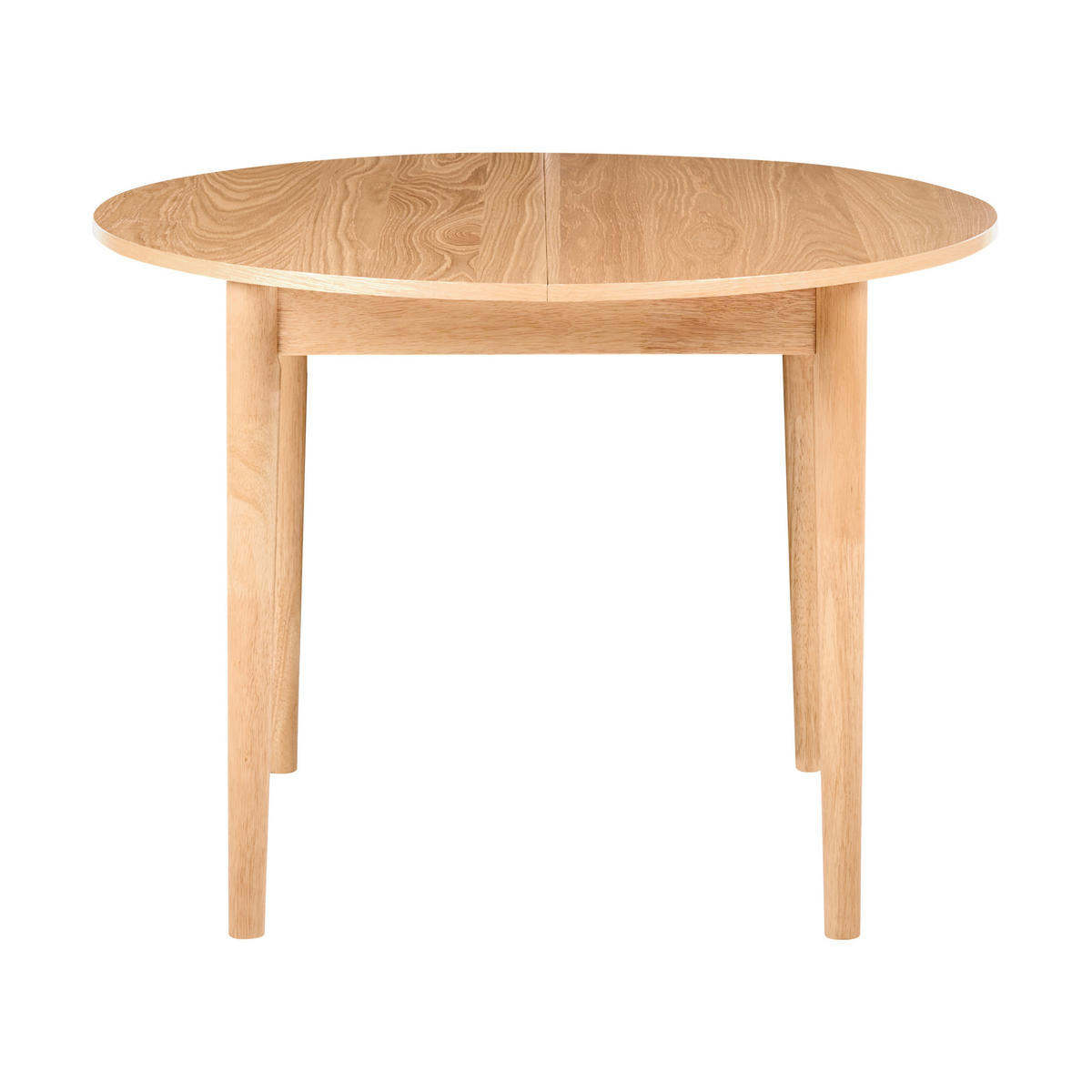 JÍDELNÍ STŮL vysunovací Světlý Dub 107-137/107 cm Echo - světle hnědá, kompozitní dřevo (107/107/76cm) - Beliani