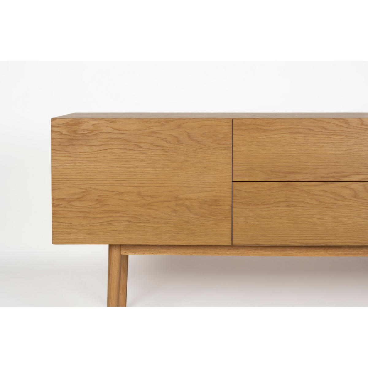 SIDEBOARD High On Wood mit 2 Schubladen 2 Türen - Beige, Holzwerkstoff (160/71.5/40cm) - Zuiver