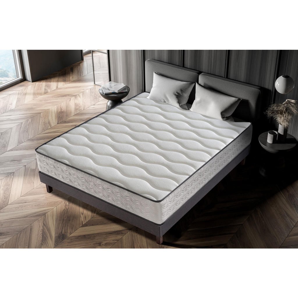 Thumbnail - Dagostino Home Kaltschaummatratze, Weiß, Textil, Mode, H3 + H4, Füllung: Kaltschaum, Rechteckig, 80x190 cm, Oeko-Tex® St...
