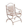 GARTENSTUHL Loma antik braun - Braun, Metall (56/53/92cm) - TPFGarden