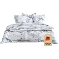 BETTWÄSCHE (Marmor) - Multicolor, Kunststoff (135/200cm) - Intirilife