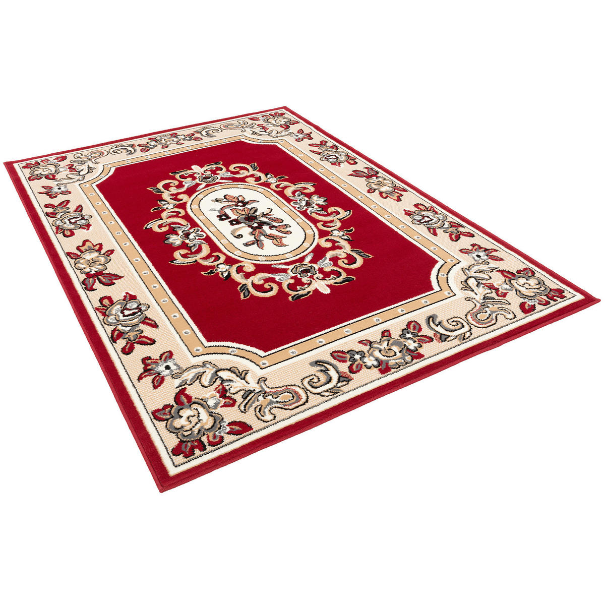 ORIENT VELOURS TEPPICH TRENDLINE - Rot, Textil (140/200cm) - Pergamon