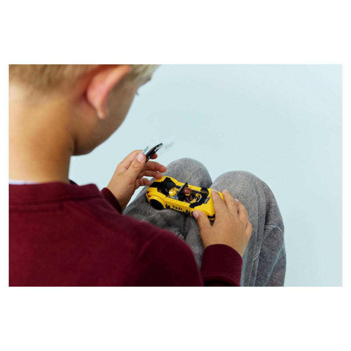 KLEMMBAUSTEINE City Gelbes Taxi - Blau, Kunststoff (14.1/4.6/19.1cm) - Lego
