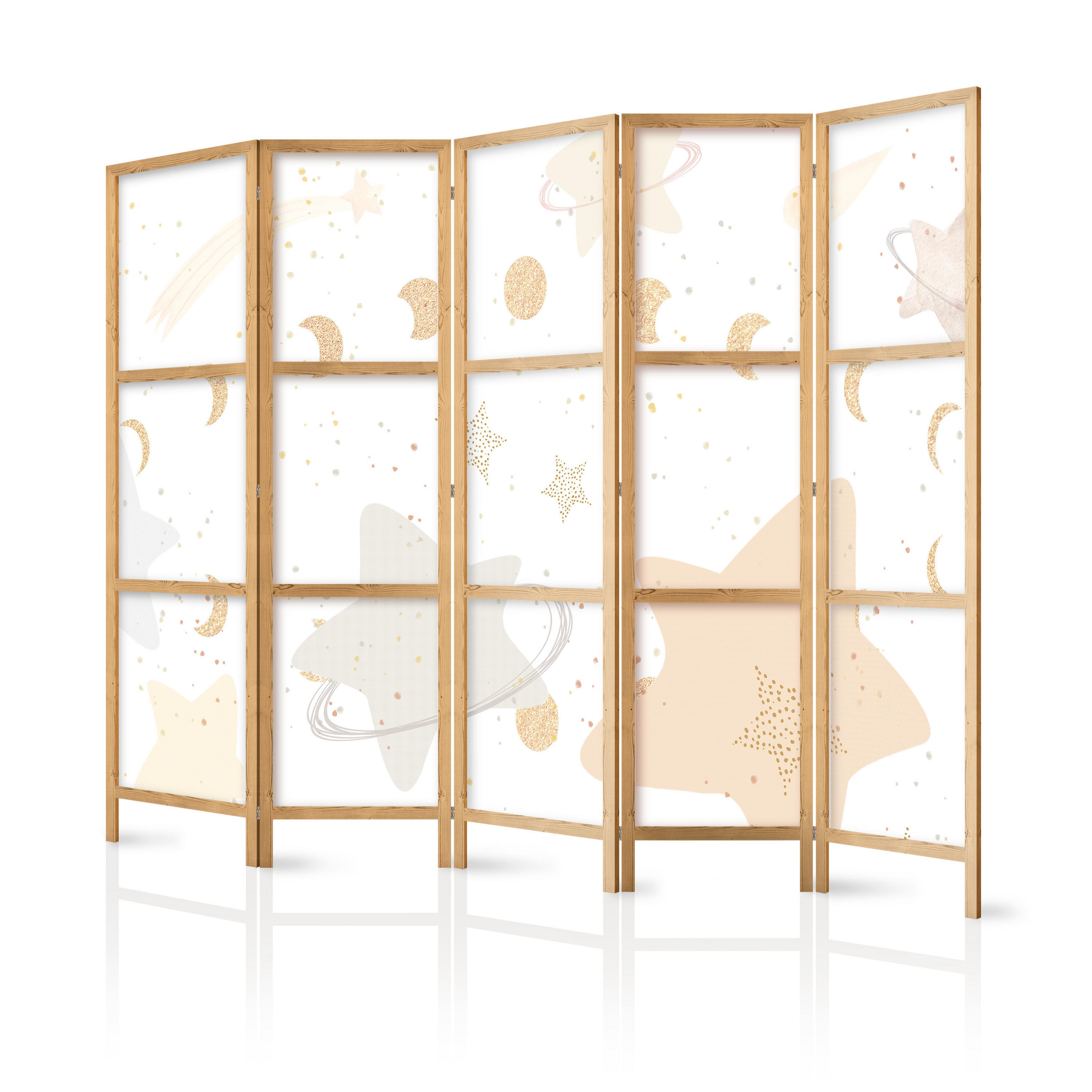 Muralo Paravent Beige 225x172x3 cm