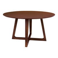 ESSTISCH Ø137 cm Wallnuss Dekor - Braun, Holzwerkstoff (137/137/76cm) - ebuy24