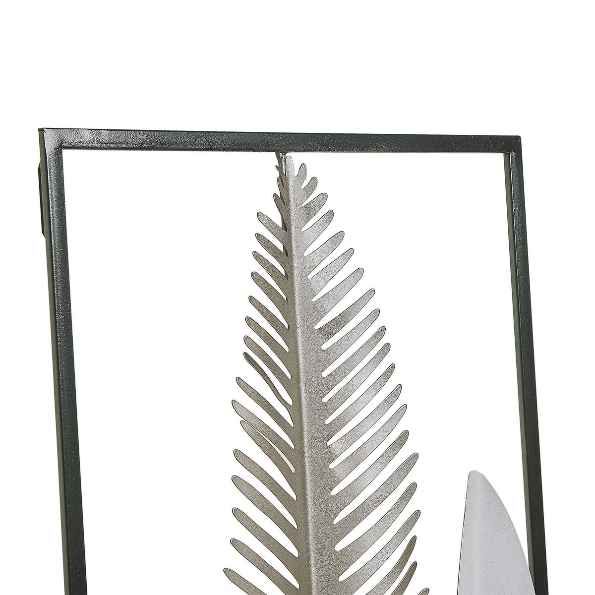 WANDDEKORATION Metall gold/silber Niobium - Silberfarben, Metall (31/90/4cm) - Beliani
