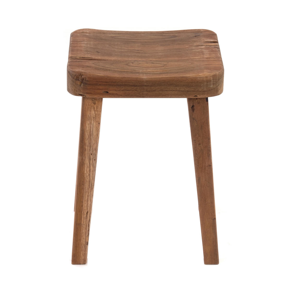 HOCKER Lupo Massivholz naturfarben - Naturfarben, Holz (30/40/30cm) - DESIGN DELIGHTS