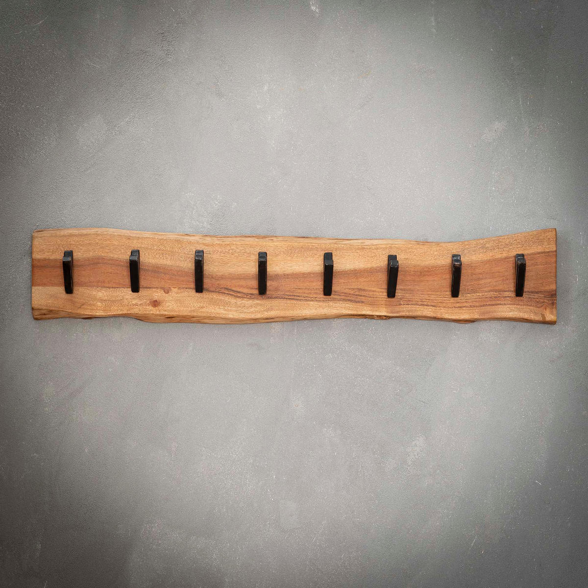 WANDGARDEROBE Edge Braun 90/9/15 cm - Braun, Holz (9/15/90cm) - Hoyz Collection