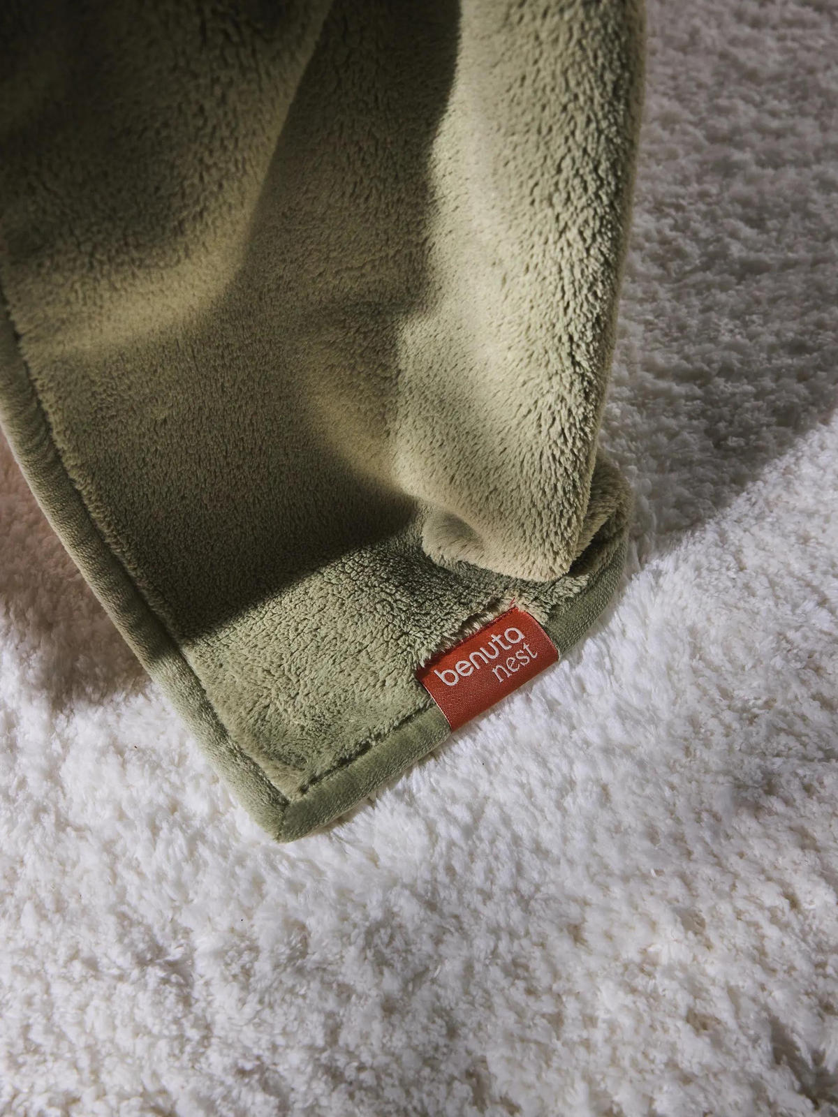DECKE Cosi Grün 200/220 cm - Grün, Textil (200/220cm) - benuta