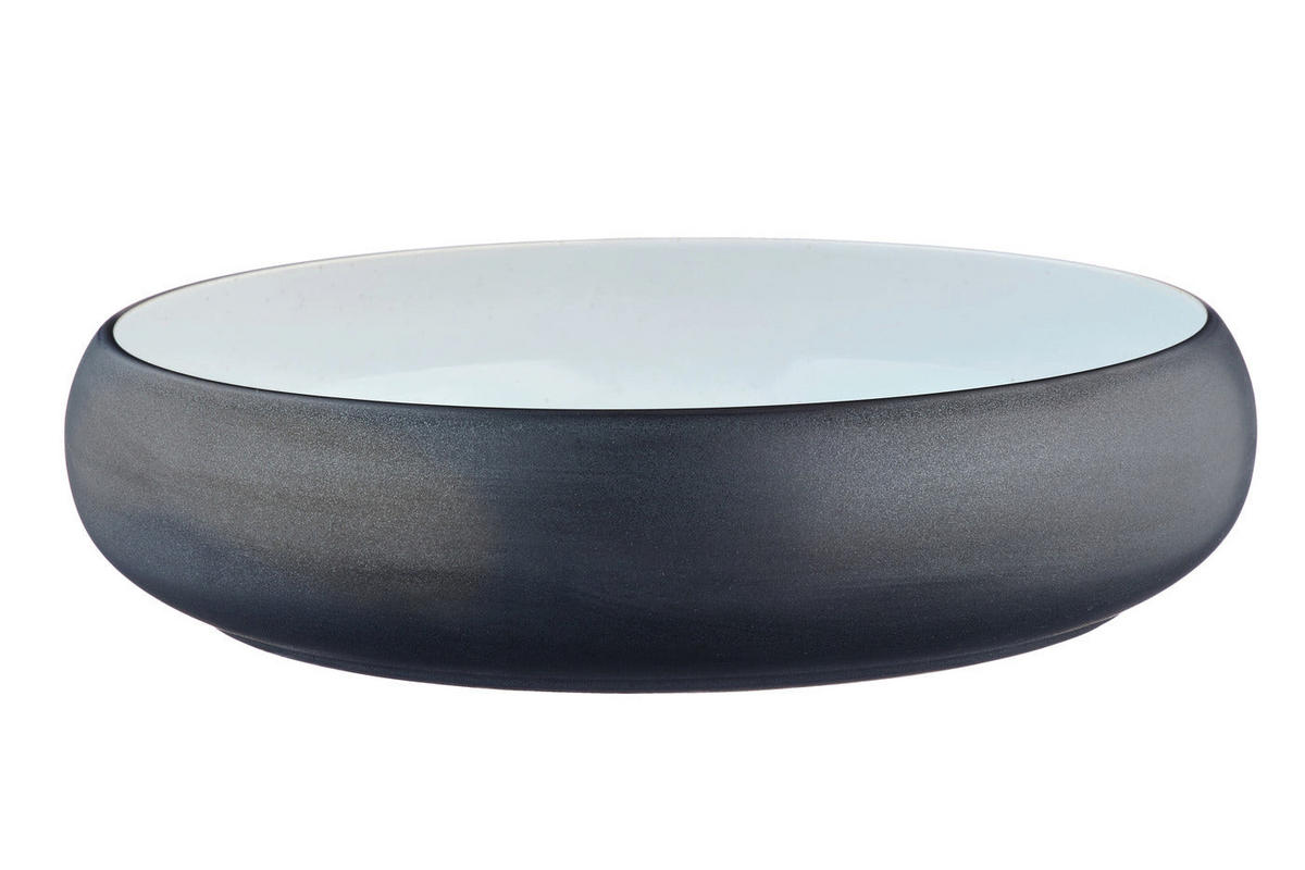 OBSTSCHALE Gourmet Ø22cm und Ø30cm - 2er-Set - Onyx - Schwarz, Keramik (7cm) - Björn