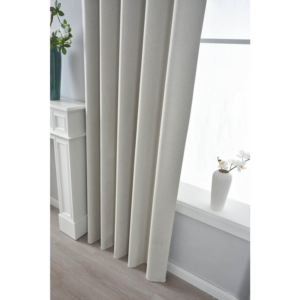 Thumbnail - Gardinenbox Vorhang, Creme, Textil, 140x175 cm, Oeko-Tex® Standard 100, Wohntextilien, Gardinen & Vorhänge, Fertiggardin...