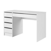 SCHREIBTISCH Weiß AGA Mit Schubladen - Weiß, Holzwerkstoff (55/55/75cm) - Sepro Meble