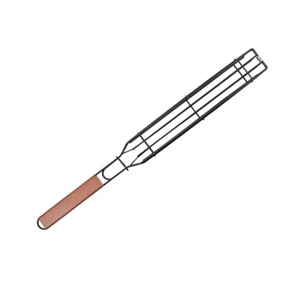 GRILLBESTECK Schwarz 42252 - Schwarz, Metall (4.5/49cm) - Elitehoff