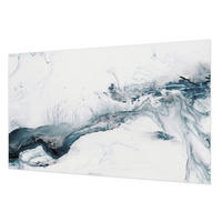 FOTOTAPETE 416x254 cm - Abstrakte Eleganz - Weiß, Textil (416/254cm) - Wallfluent