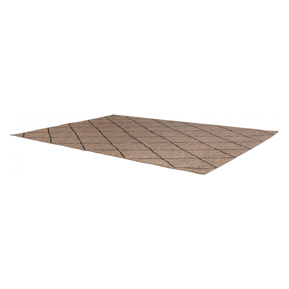 OUTDOOR-TEPPICH Allan natur 120 x 170 x 1 cm - Naturfarben, Textil (120/170cm) - Vivaraise