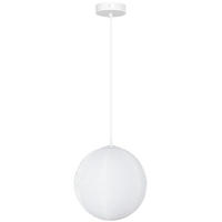 3D Mond Pendelleuchte Hängelampe mit APP-Steuerung, Musik, Cremeweiß - Weiß, Kunststoff (30/30/30cm) - HOMCOM