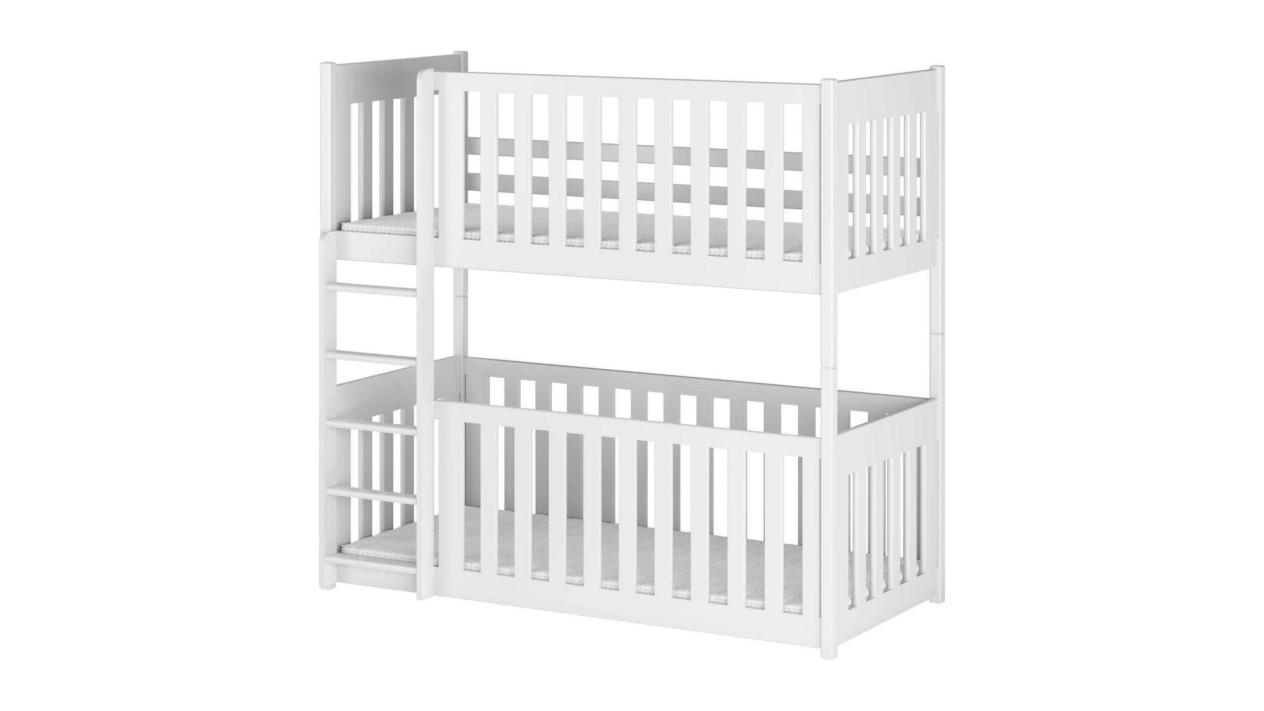 ETAGENBETT WEIß - Weiß, Holz (90/200cm) - FURNLUX