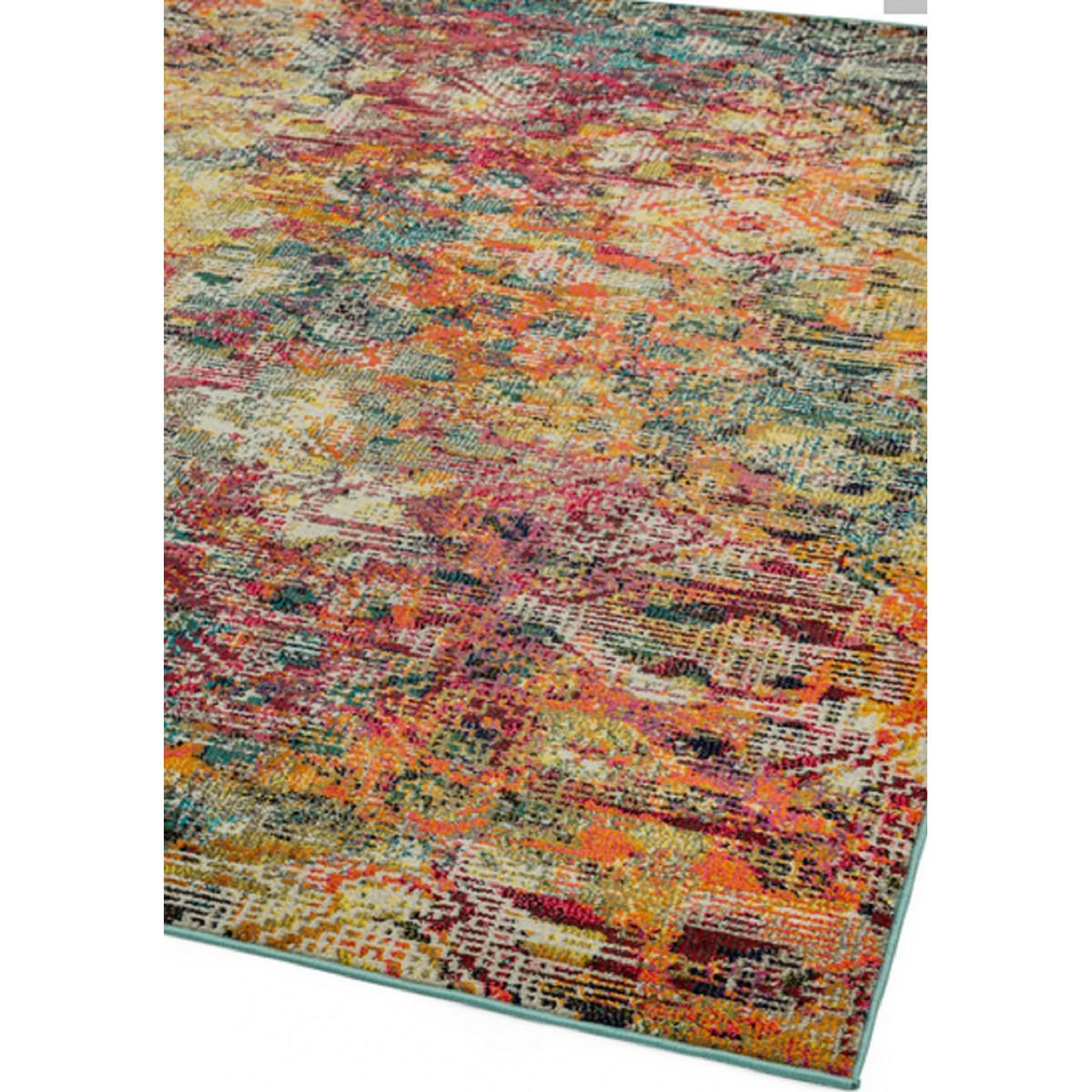 TEPPICH Moderner, flachgewebter für Wohn- und Schlafzimmer DIGITAL Mehrfarbig 200 x 300 cm - Multicolor, Textil (200/300cm) - Novatrend