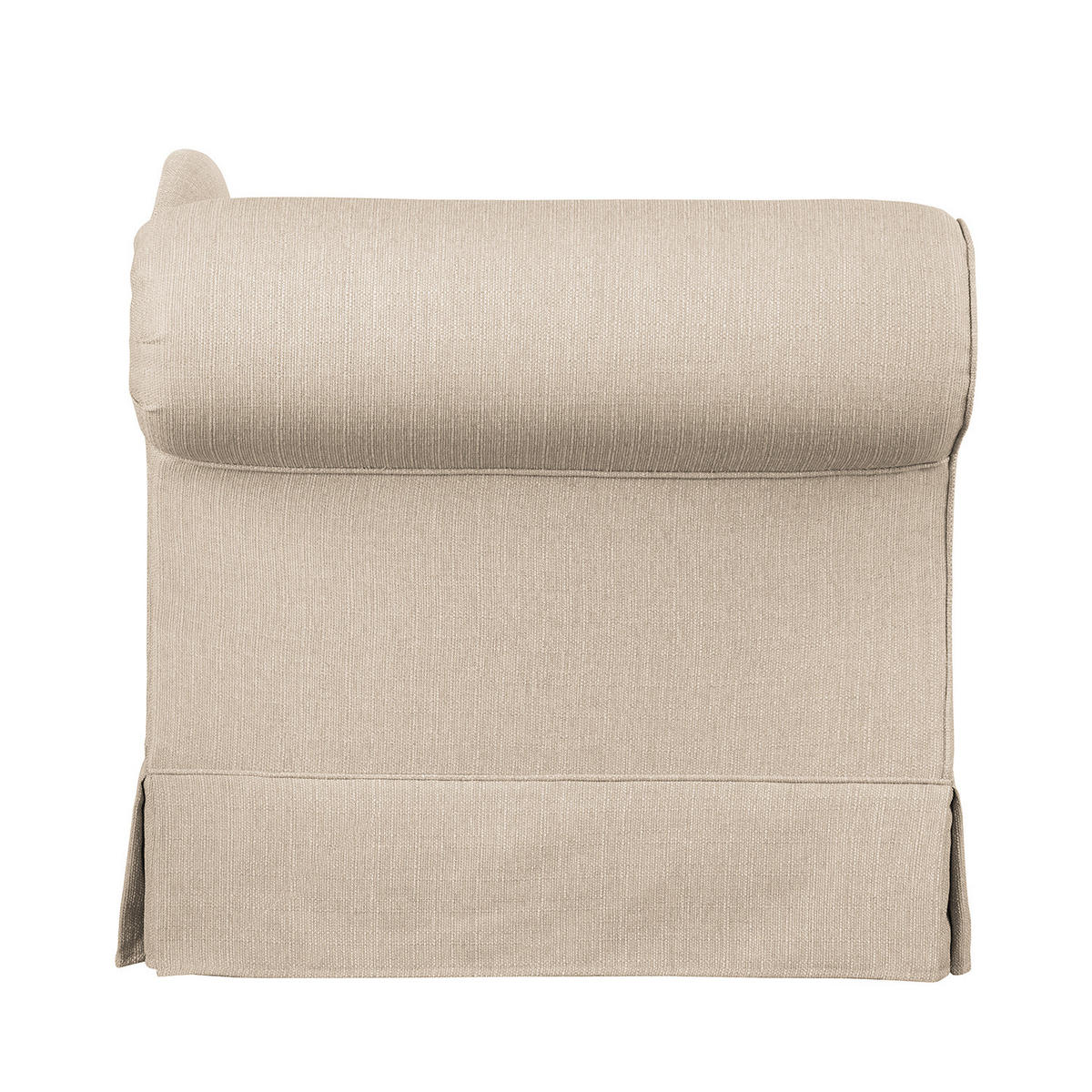 RECAMIERE - Webstoff - Cappuccino, Textil (166/80/77cm) - home24