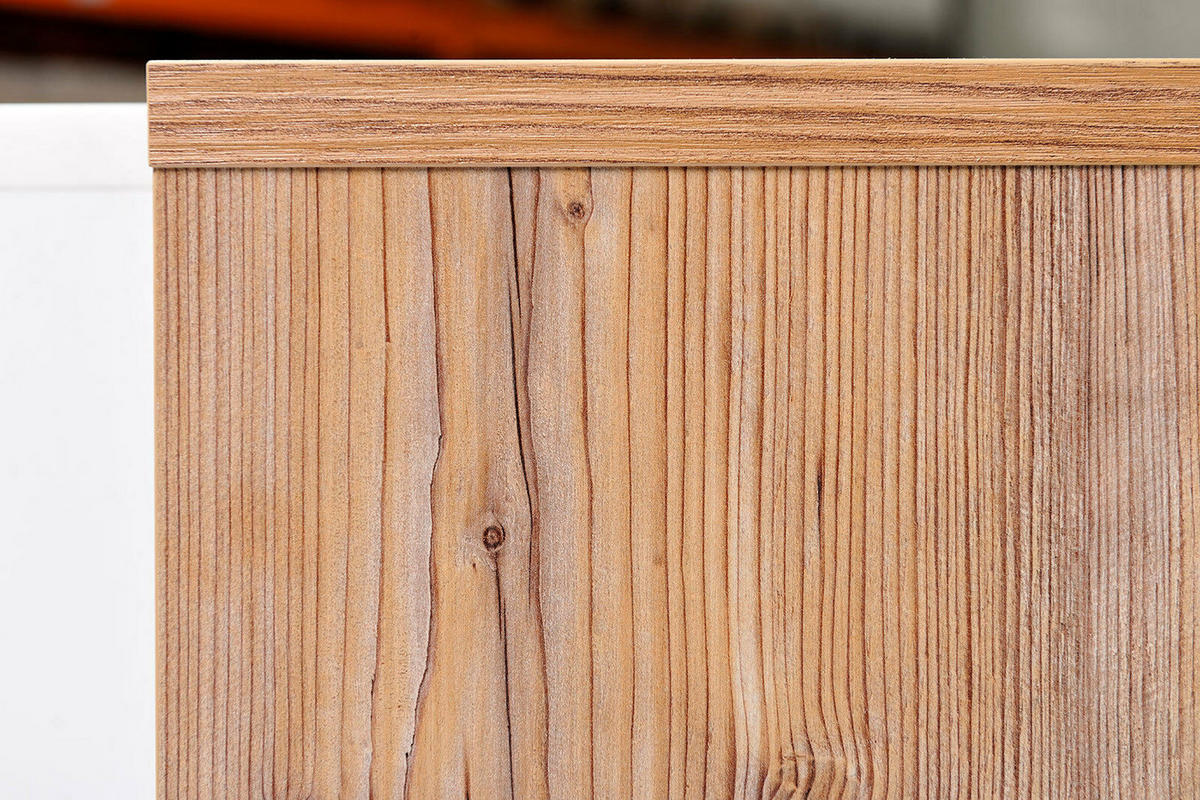 HIGHBOARD Eyecatcher Kommode mit Push-To-Open-System - Fichtefarben, Holzwerkstoff (80/110/38cm) - Aileenstore