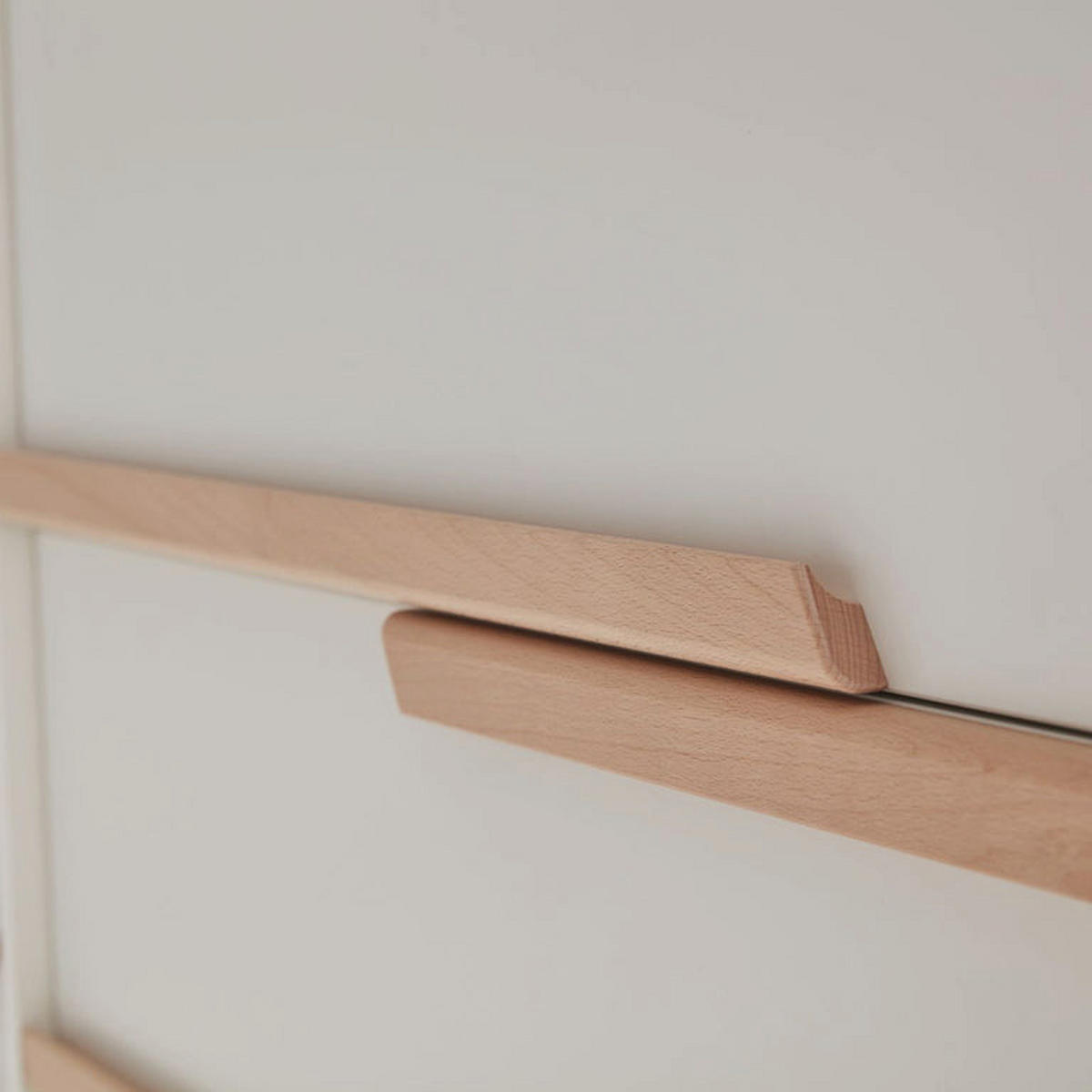DJEČJA KOMODA bijelo i drvo - bijela, drvni materijal (98.5/93/56cm) - Petits-meubles