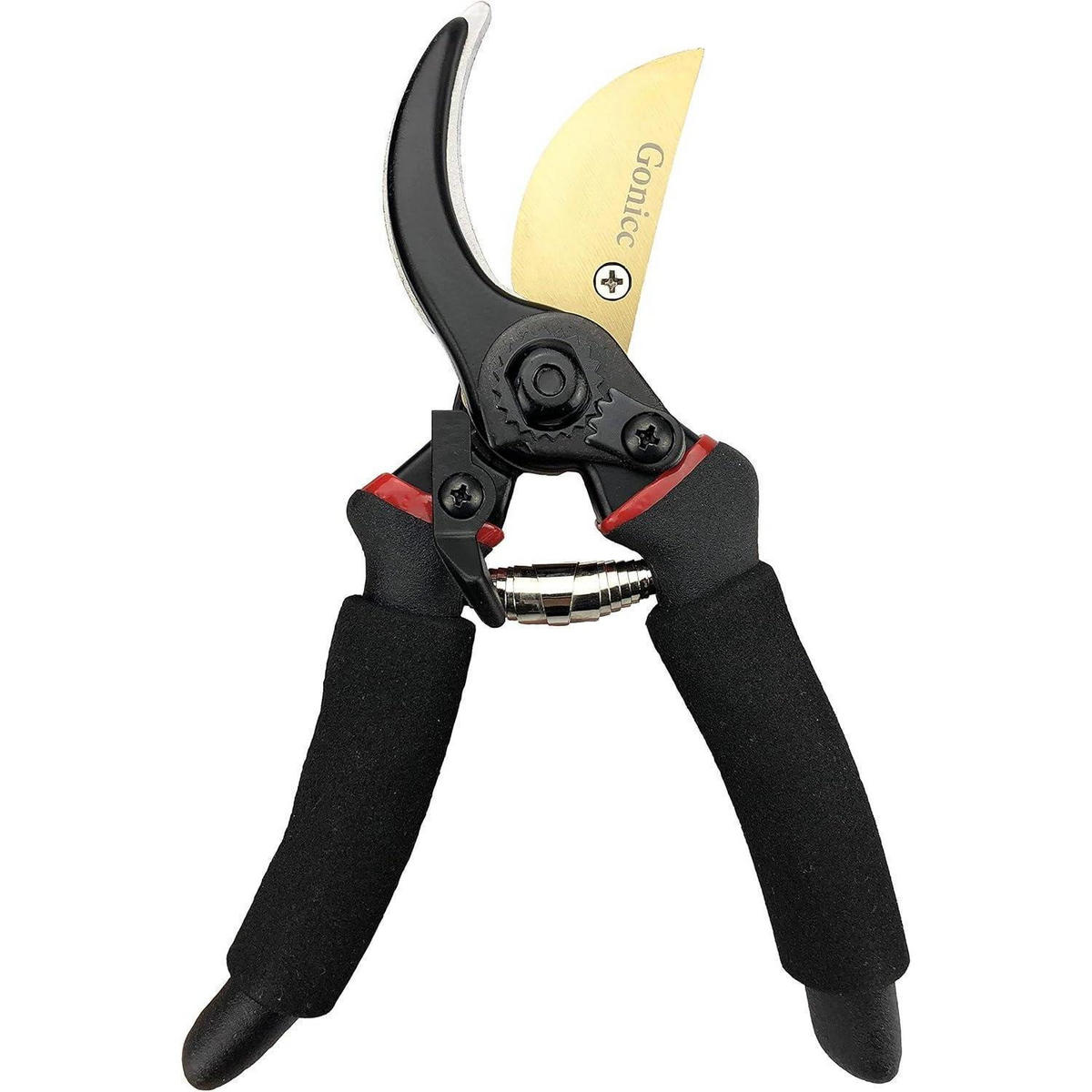 GARTENSCHERE Bypass SK5 Stahl Titanbeschichtet - Multicolor, Metall (9.7/0.1/28cm)