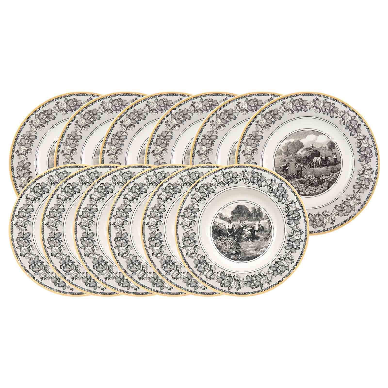 TAFELSERVICE Audun Ferme bunt 12er Set - Multicolor, Keramik (1/1/1cm) - Villeroy & Boch