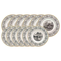 TAFELSERVICE Audun Ferme bunt 12er Set - Multicolor, Keramik (1/1/1cm) - Villeroy & Boch