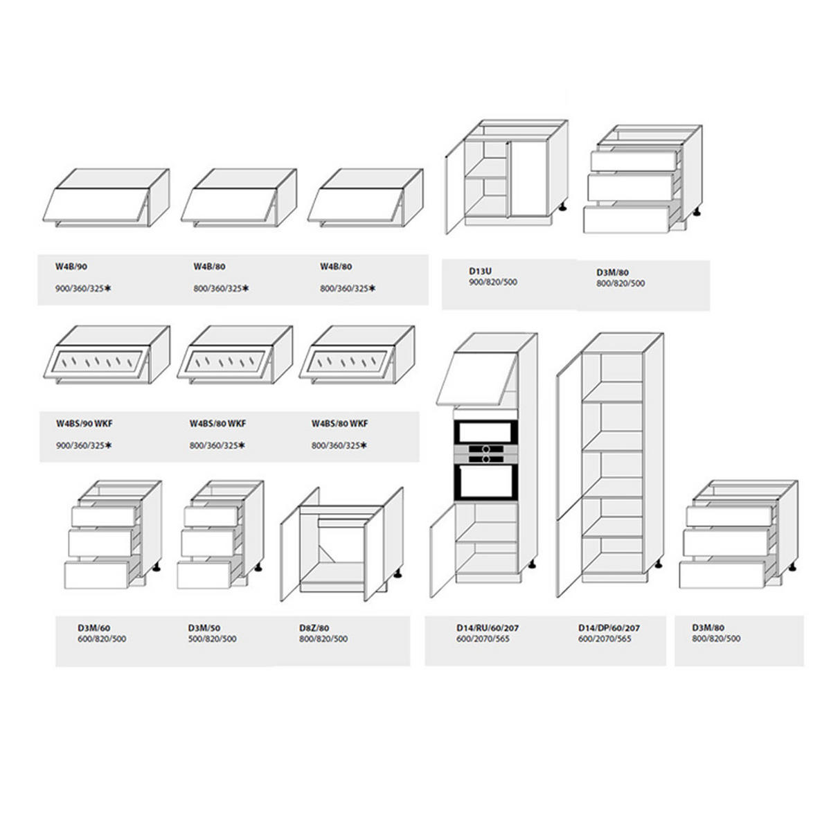 WINKELKÜCHE Kvantum lava / vanille matt & graphit matt 385 / 253 / 207cm 14-teilig - Creme/Grau, Holzwerkstoff/Metall (385/207/253cm) - Feldmann-Wohnen