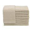 GÄSTETÜCHER, 10er-Set, 30x50 cm, 100% Baumwolle, Braun - Cappuccino, Textil (30/50cm) - Zollner