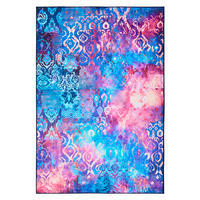 KOBEREC Barevný 140/200 cm Orvella - různobarevná, textil (140/200cm) - Beliani