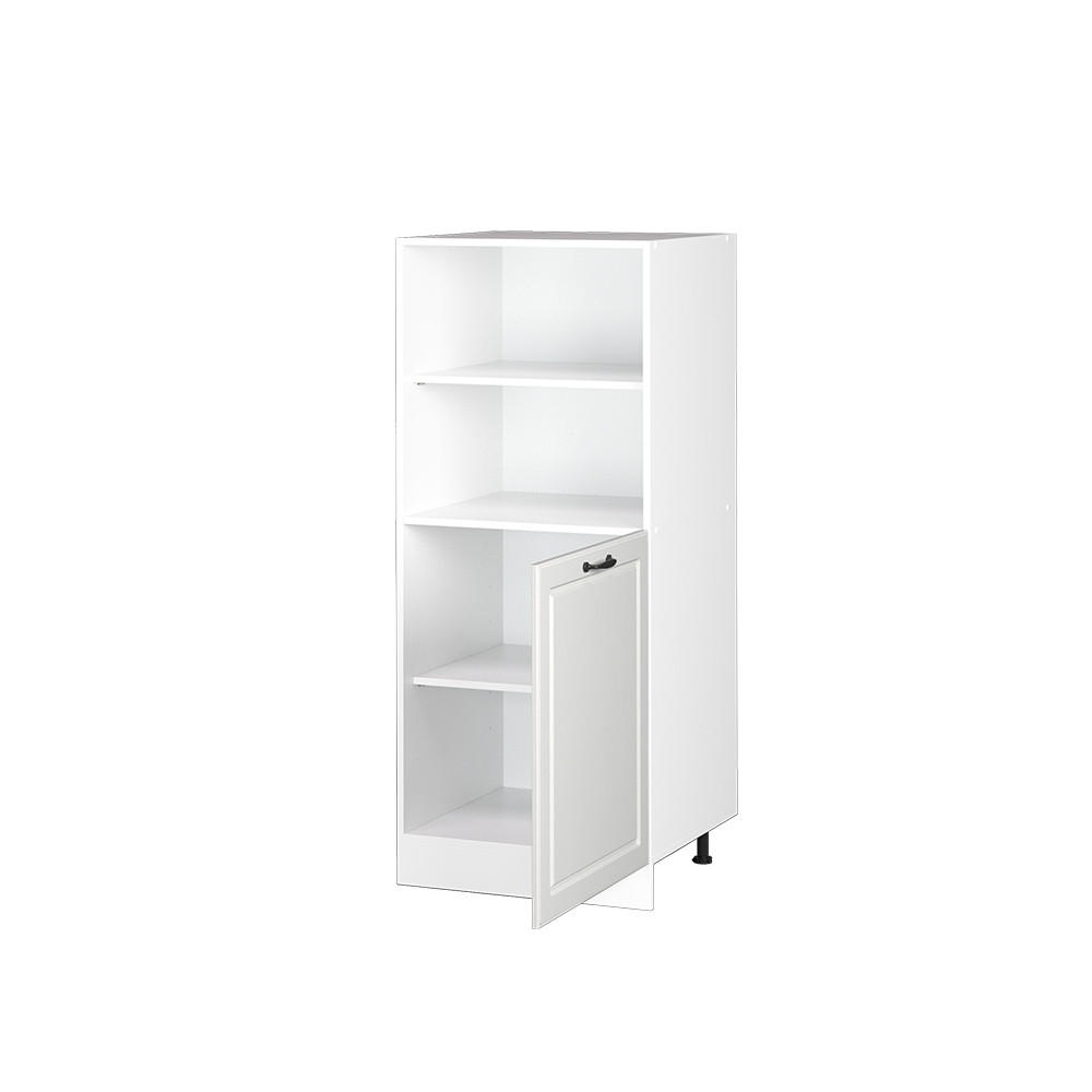 HERDUMBAUSCHRANK R-Line Weiß Landhaus 60 cm - Weiß, Holzwerkstoff (60/143/57cm) - Vicco