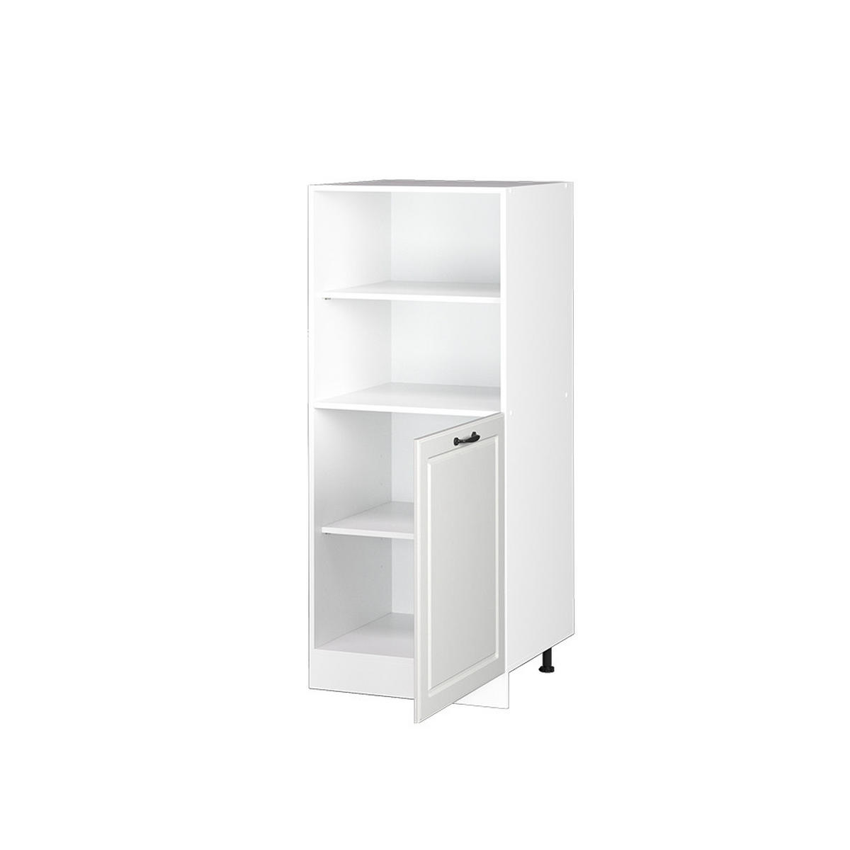 HERDUMBAUSCHRANK R-Line Weiß Landhaus 60 cm - Weiß, Holzwerkstoff (60/143/57cm) - Vicco